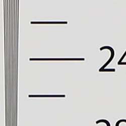 Strong detail to ~2,400 lines horizontal In-Camera JPEG