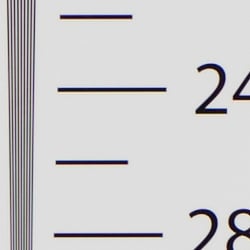 Strong detail to ~2,500 lines horizontal ACR Converted RAW