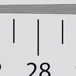 Strong detail to ~2,800 lines vertical In-Camera JPEG