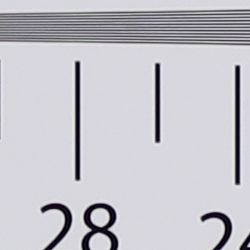Strong detail to ~2,700 lines vertical In-Camera JPEG