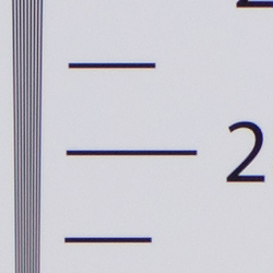 Strong detail to ~2,750 lines horizontal ACR Converted RAW