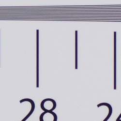 Strong detail to ~2,750 lines vertical ACR Converted RAW
