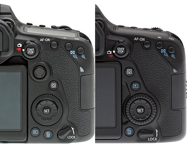 The Canon 90D (left) vs. the Canon 80D (right)