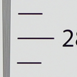 Strong detail to ~2,800 lines horizontal In-Camera JPEG