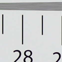 Strong detail to ~2,800 lines vertical In-Camera JPEG