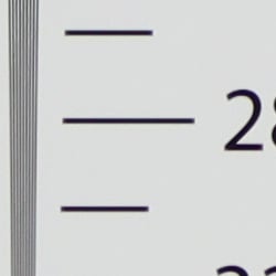 Strong detail to ~2,800 lines horizontal In-Camera JPEG