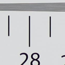 Strong detail to ~2,800 lines vertical In-Camera JPEG