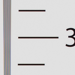Strong detail to ~3,200 lines horizontal ACR Converted RAW