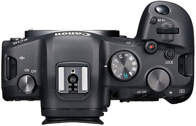 The R6 Mark II (top) vs. the R6 (bottom)