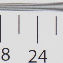 ACR converted RAW: Strong detail to ~2,500 lines vertical