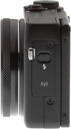 Canon G7 X review -- Left view