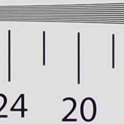 Strong detail to 2,100 lines vertical In-Camera JPEG