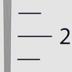 Strong detail to ~2,800 lines horizontal In-Camera JPEG