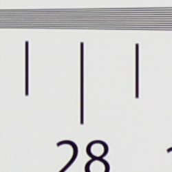 Strong detail to ~2,800 lines vertical In-Camera JPEG