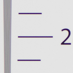 Strong detail to ~2,800 lines horizontal ACR Converted RAW