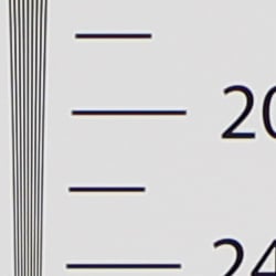 Strong detail to 2,000 lines horizontal In-Camera JPEG