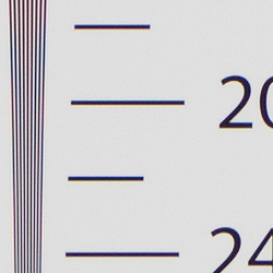 Strong detail to 2,100 lines horizontal ACR Converted RAW
