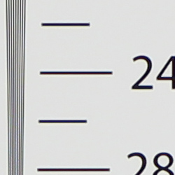 Strong detail to ~2,500 lines horizontal In-Camera JPEG