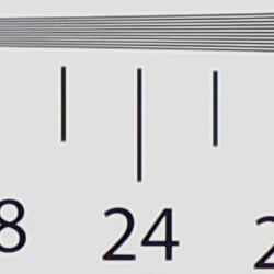 Strong detail to ~2,400 lines vertical In-Camera JPEG