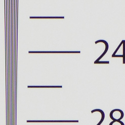 Strong detail to ~2,500 lines horizontal ACR Converted RAW