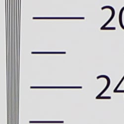 Strong detail to 2,200 lines horizontal In-Camera JPEG