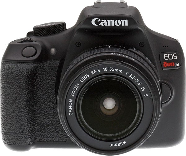 Canon T6 Review -- Product shot