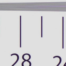 Strong detail to ~2,800 lines vertical ACR Converted RAW