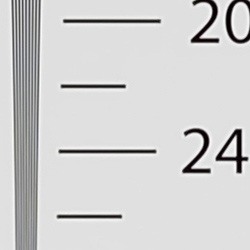 Strong detail to ~2,300 lines horizontal Camera JPEG
