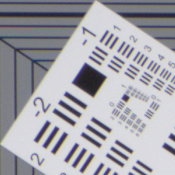50mm @ f/5.6: Upper left: Uncorrected RAW