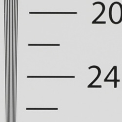 Strong detail to ~2,300 lines horizontal Camera JPEG