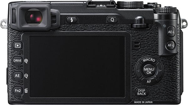 Fuji X-E2 Review --  Back