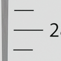 Strong detail to ~2,900 lines horizontal Camera JPEG