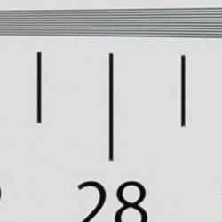Strong detail to ~2,900 lines vertical Camera JPEG