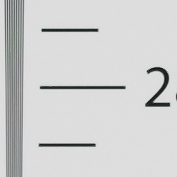 Strong detail to ~2,900 lines horizontal ACR converted RAW