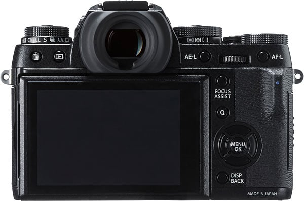 Fuji X-T1 Review -- Back view