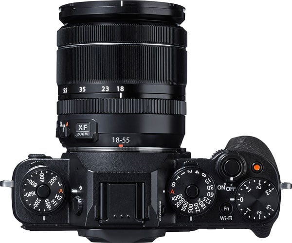 Fuji X-T1 Review -- Top view