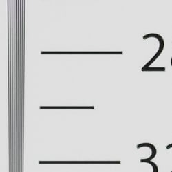 Strong detail to ~2,900 lines horizontal ACR converted RAW
