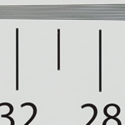 Strong detail to ~3,050 lines vertical Camera JPEG