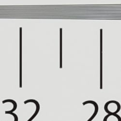 Strong detail to ~3,050 lines vertical Camera JPEG