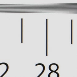 Strong detail to ~2,900 lines vertical ACR processed RAW