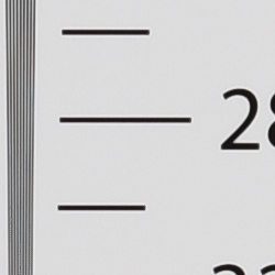 Strong detail to ~2,800 lines horizontal Camera JPEG