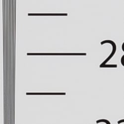 Strong detail to ~2,800 lines horizontal Camera JPEG