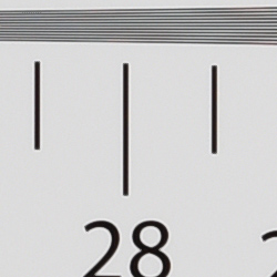 Strong detail to ~2,750 lines vertical Camera JPEG