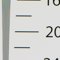 Strong detail to ~2,100 lines horizontal ACR processed RAW
