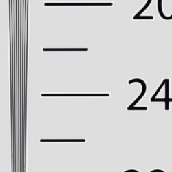 Strong detail to ~2,300 lines horizontal Camera JPEG