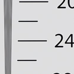 Strong detail to ~2,300 lines horizontal Camera JPEG
