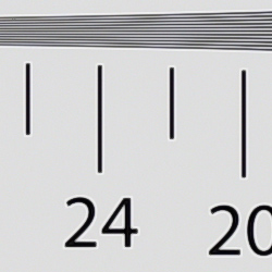 Strong detail to ~2,200 lines vertical Camera JPEG