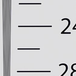 Strong detail to ~2,600 lines horizontal Camera JPEG