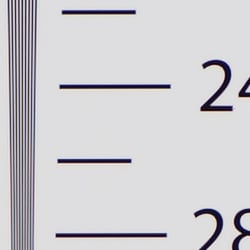 Strong detail to ~2,600 lines horizontal ACR processed RAW