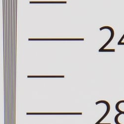 Strong detail to ~2,550 lines horizontal ACR processed RAW